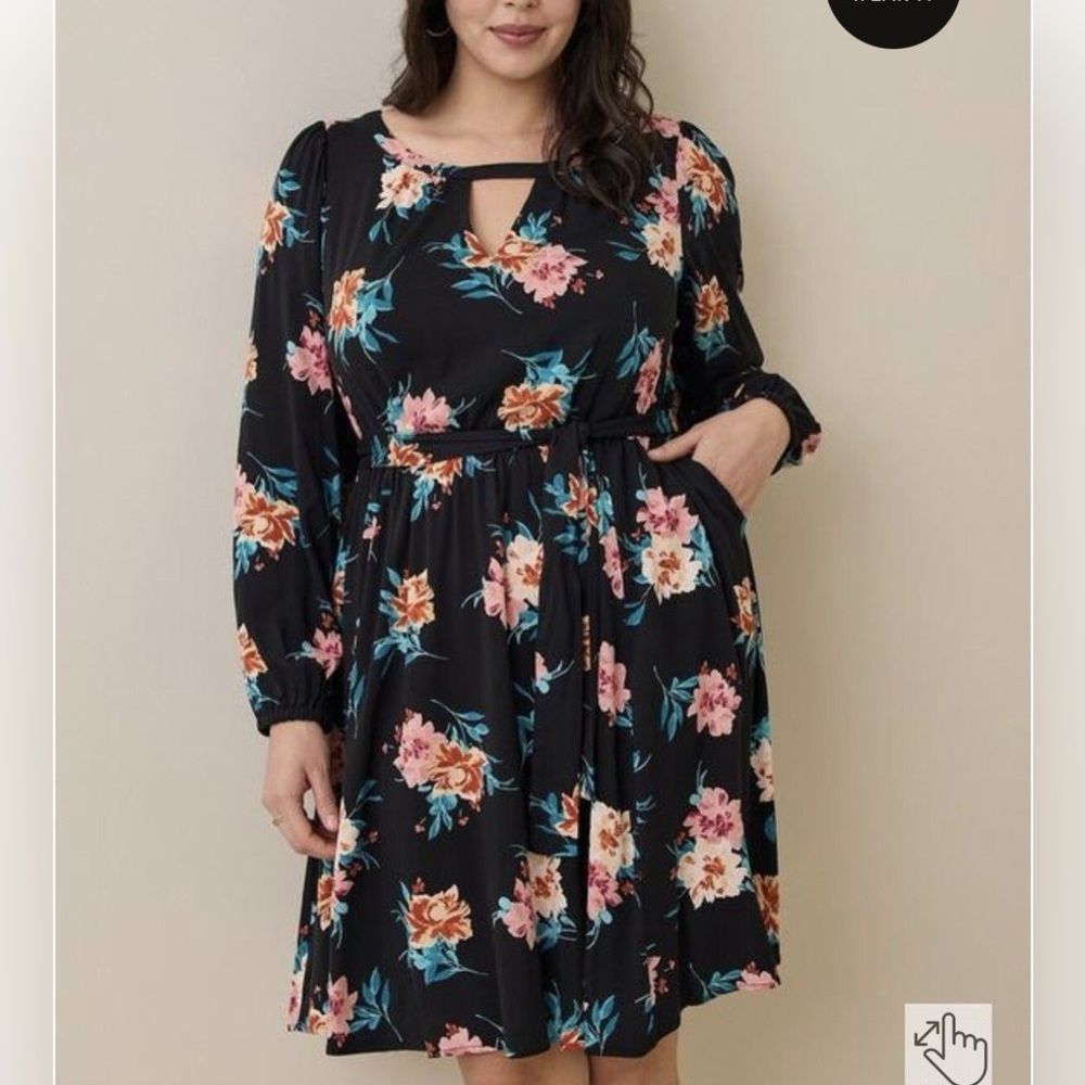 4X Torrid Floral Dress